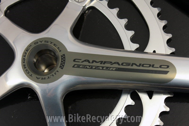 NEW Campagnolo Centaur Ultra Torque Crankset: 175mm, 53/39t Double, Silver