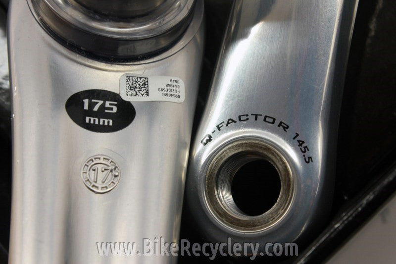 NEW Campagnolo Centaur Ultra Torque Crankset: 175mm, 53/39t Double, Silver