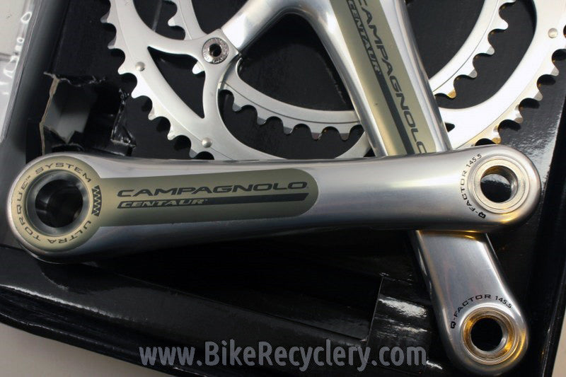 NEW Campagnolo Centaur Ultra Torque Crankset: 175mm, 53/39t Double, Silver