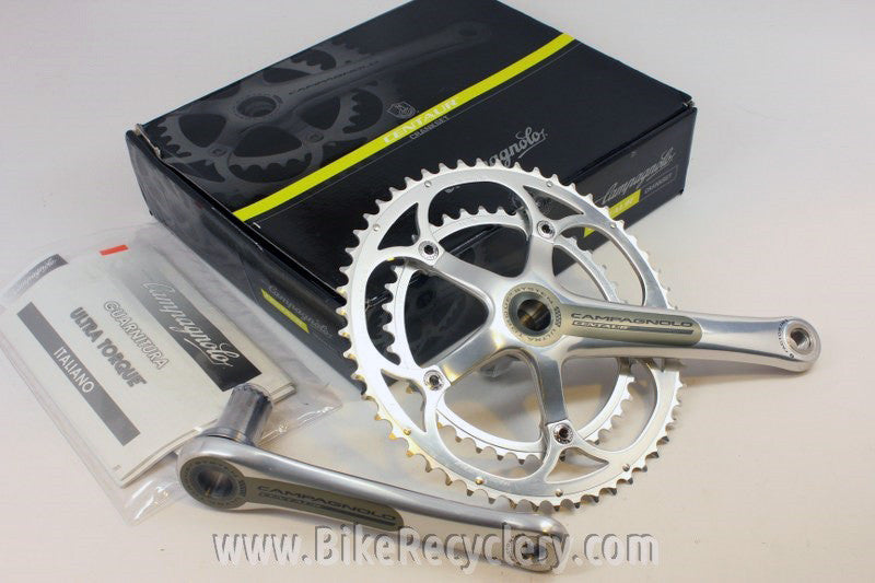 NEW Campagnolo Centaur Ultra Torque Crankset: 175mm, 53/39t Double, Silver