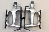 Campagnolo C-Record Pista Pedals: Black Cages, PD-02RE Track, Near Mint