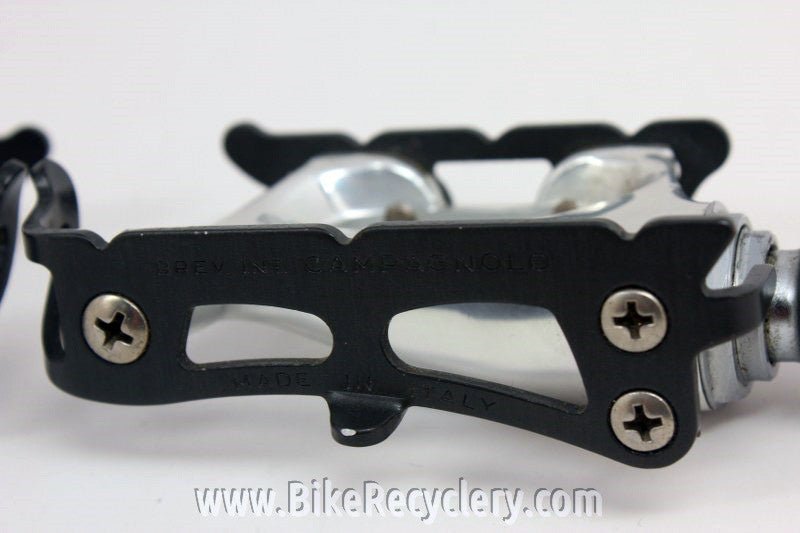 Campagnolo C-Record Pista Pedals: Black Cages, PD-02RE Track, Near Mint