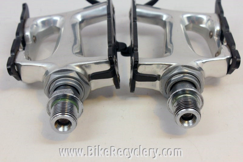 Campagnolo C-Record Pista Pedals: Black Cages, PD-02RE Track, Near Mint