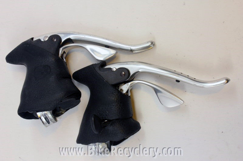Vintage Campagnolo Athena 8 Speed Ergo Shifters / Brifters: Triple/Double, Engraved/Slotted