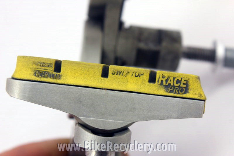 Ciamillo Zero G Ti Road Caliper Brake, Front: Silver, Swisstop Pads