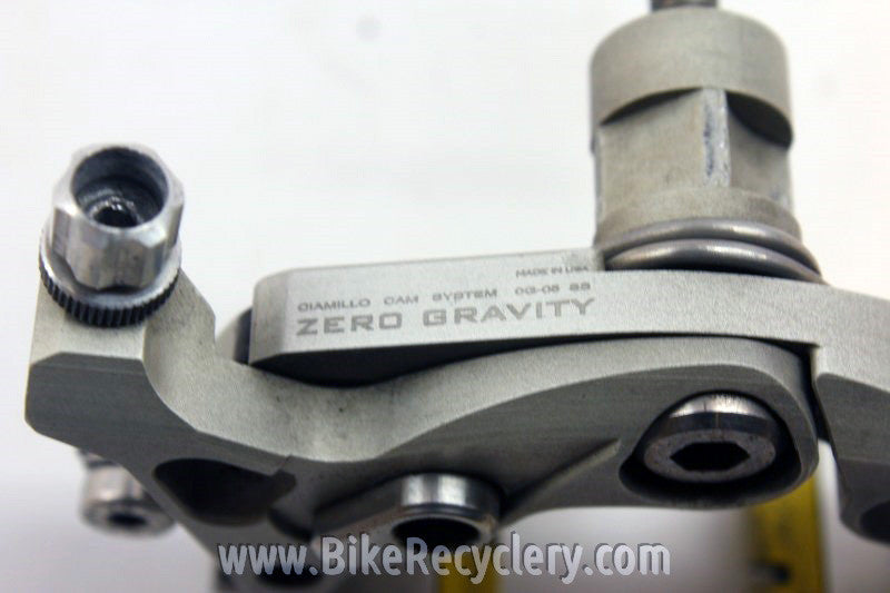 Ciamillo Zero G Ti Road Caliper Brake, Front: Silver, Swisstop Pads