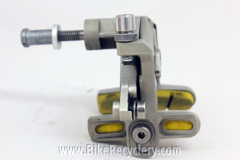 Ciamillo Zero G Ti Road Caliper Brake, Front: Silver, Swisstop Pads