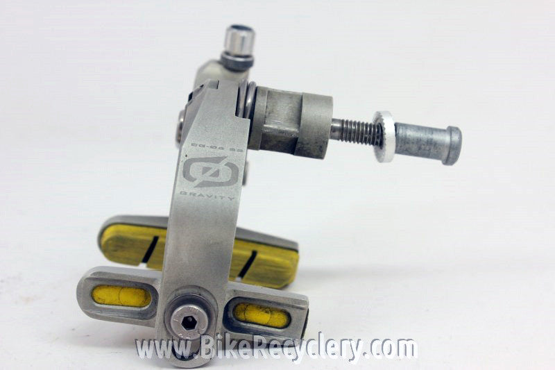 Ciamillo Zero G Ti Road Caliper Brake, Front: Silver, Swisstop Pads