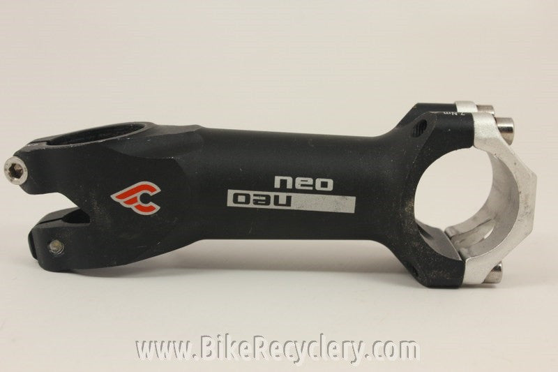 Vintage Cinelli Neo Threadless Stem: 100mm x 31.8mm, Black, Ti Bolts, 1990's?