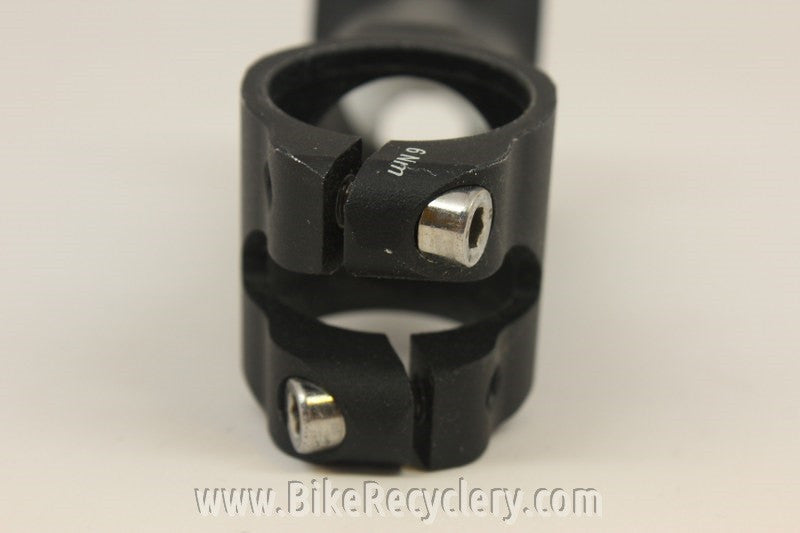Vintage Cinelli Neo Threadless Stem: 100mm x 31.8mm, Black, Ti Bolts, 1990's?
