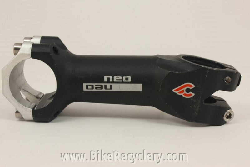 Vintage Cinelli Neo Threadless Stem: 100mm x 31.8mm, Black, Ti Bolts, 1990's?