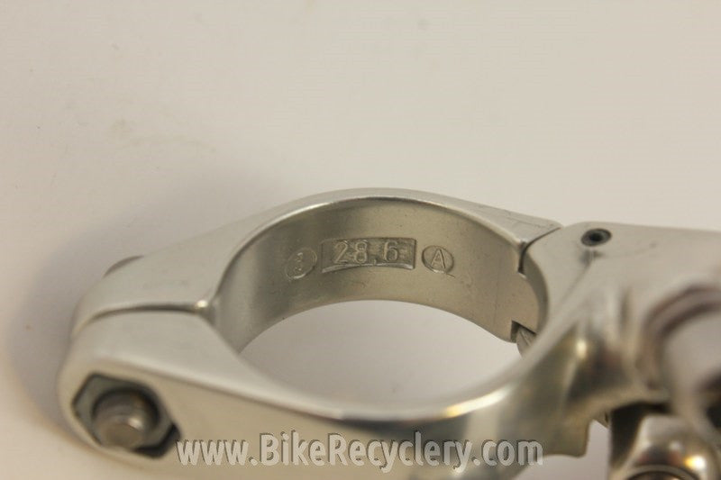 Campagnolo Record 10 Speed Front Derailleur: 28.6mm, Silver MINT