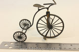 Wire Bicycle Decoration: 3-Wheeled Antique Tricycle, 4.5"x4"