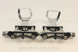 Vintage Specialized Track Pedals (MKS) w/ Christophe Mini Toe Clips (L?)