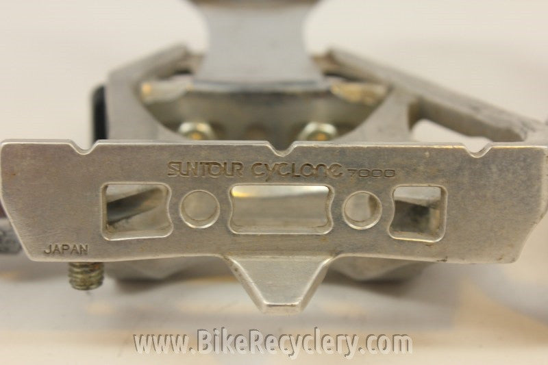 Suntour Cyclone 7000 Road / Touring Pedals w/ Christophe Toe Clips (L?)