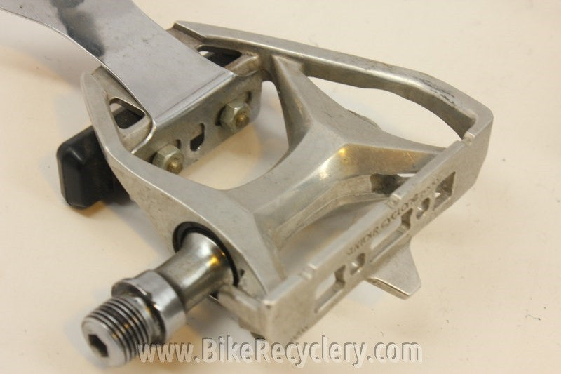 Suntour Cyclone 7000 Road / Touring Pedals w/ Christophe Toe Clips (L?)