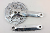 Vintage Specialized Strongarm Crankset: 175mm, 4 Bolt 104/64mm, Silver Polished