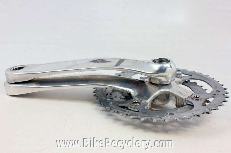 Vintage Specialized Strongarm Crankset: 175mm, 4 Bolt 104/64mm, Silver Polished