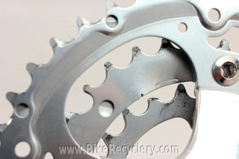 Vintage Specialized Strongarm Crankset: 175mm, 4 Bolt 104/64mm, Silver Polished