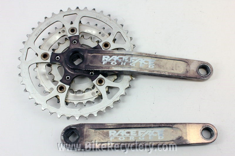 Vintage Race Face Turbine Crankset: Black, 94/58mm Triple, Black