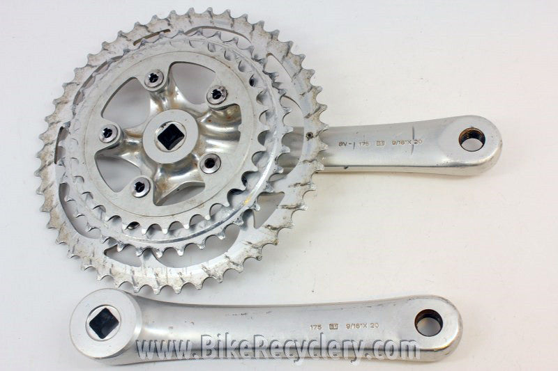 Campagnolo Euclid M040 / Centaur O.R. MTB Crankset: Triple, 175mm, 110/74mm, 46/36/30t