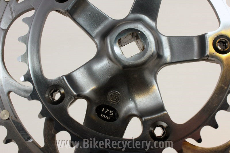Campagnolo Centaur CT Compact Crankset: 10 Speed, 175mm, 48/34mm Century Grey