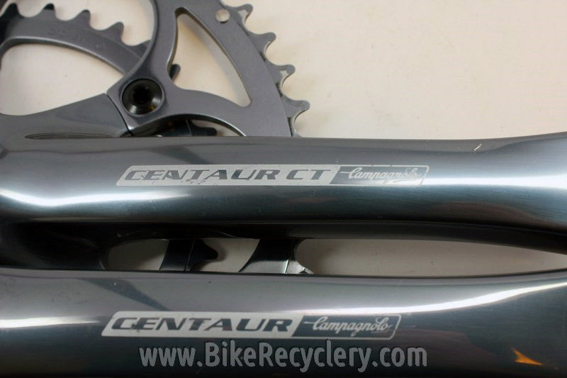 Campagnolo Centaur CT Compact Crankset: 10 Speed, 175mm, 48/34mm Century Grey