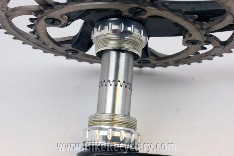 Campagnolo Record CT Compact Carbon Crankset: 10 Speed Ultra Torque, 175mm, 50/34mm, w/BB