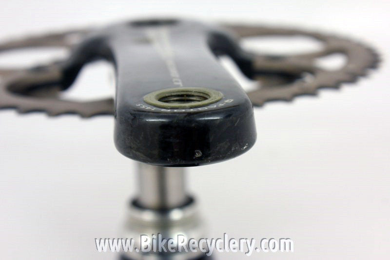 Campagnolo Record CT Compact Carbon Crankset: 10 Speed Ultra Torque, 175mm, 50/34mm, w/BB