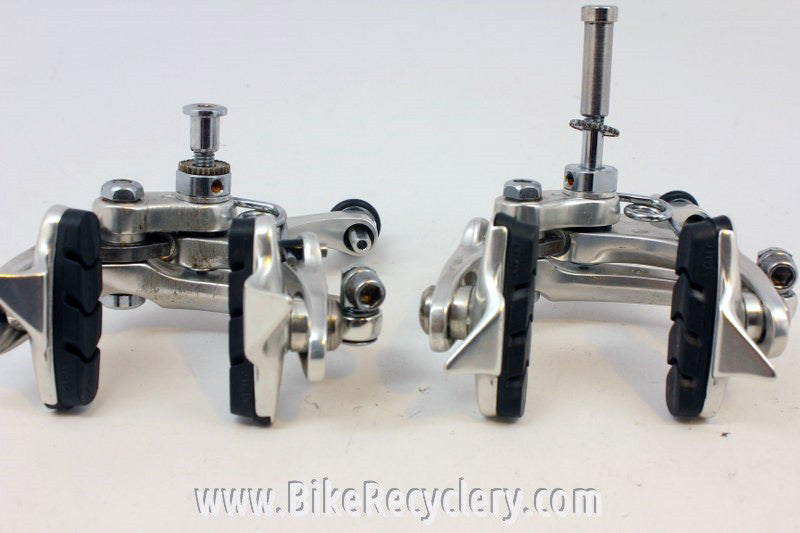Vintage Campagnolo Chorus Dual Pivot Brakeset: Silver, From 9-Speed Gruppo