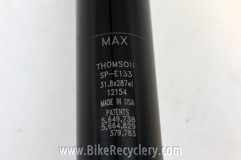 Thomson Elite Seatpost: 31.8mm Black Near Mint