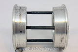 Bottom Bracket Adapter: BMX American to Threaded Euro, Silver