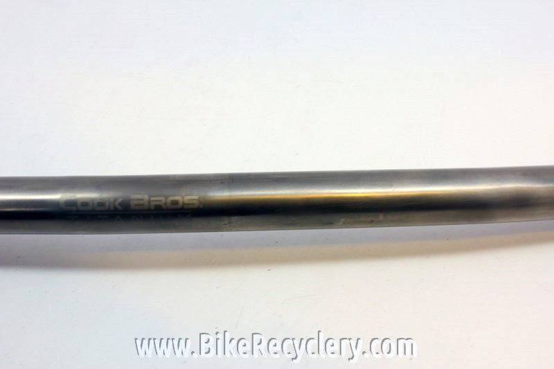 Cook Brother's Sushi Bars Titanium Handlebar: 1990's, 22.2/25.4mm, BEYOND RARE!!!