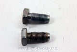 Vintage Titanium Crank Bolts: Square Taper, 18g