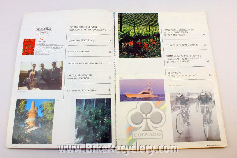 Colnago Master Mag Catalog: Year 2000, Featuring C40 Gold, C35 MTB, History, etc