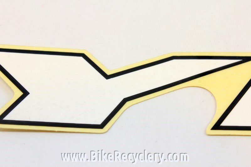 Vintage YETI Downtube Decal: ~11.5" x 1 1/4"