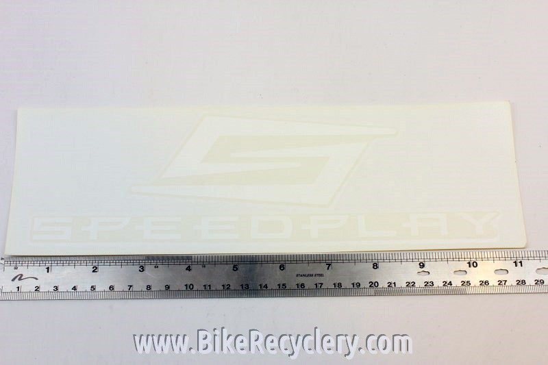 Speedplay Window Decal: Large ~10 1/4" x 3"