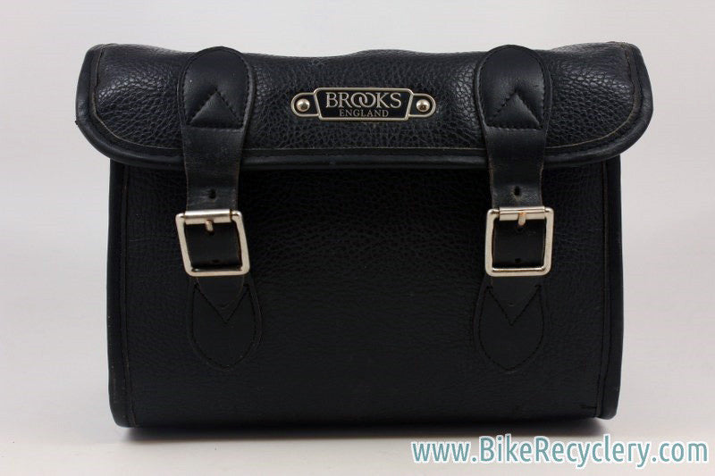 Vintage Brooks Millbrook Leather Handlebar / Saddle Hold-all Bag