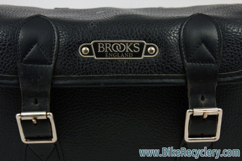 Vintage Brooks Millbrook Leather Handlebar / Saddle Hold-all Bag