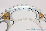 De Rosa Pantographed Campagnolo Nuovo Record Chainring: 53t x 144mm, Gold Heart