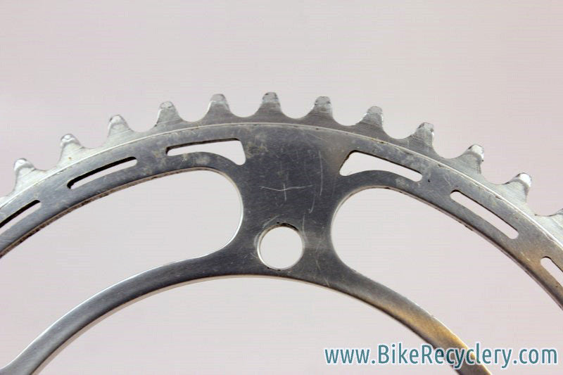 De Rosa Pantographed Campagnolo Nuovo Record Chainring: 53t x 144mm, Gold Heart