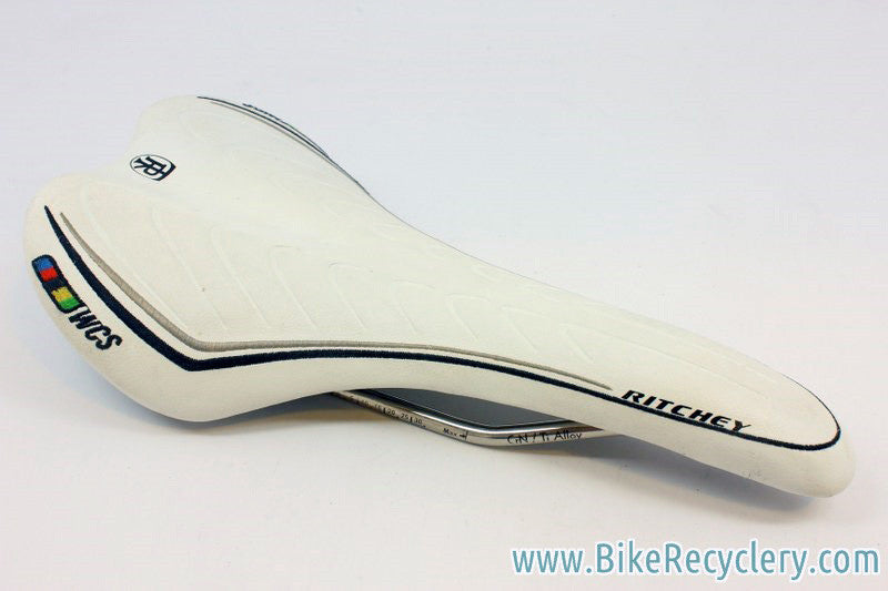 Ritchey WCS Saddle: Streem? Prototype/Sample, White, Ti Rails MINT-Take Off