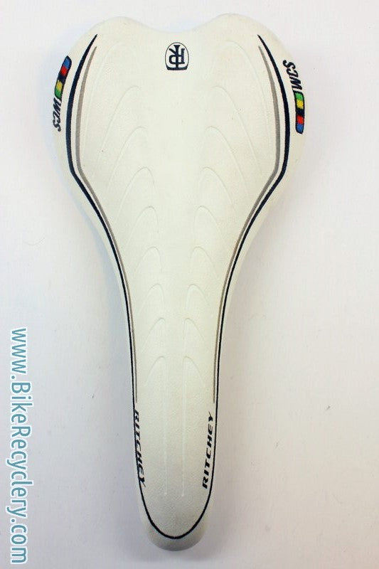 Ritchey WCS Saddle: Streem? Prototype/Sample, White, Ti Rails MINT-Take Off