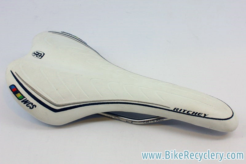 Ritchey WCS Saddle: Streem? Prototype/Sample, White, Ti Rails MINT-Take Off