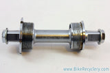 Sugino Mighty MW-68 Bottom Bracket: Square Taper, Chrome, Bolts/Washers, 114mm x 68mm