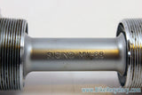 Sugino Mighty MW-68 Bottom Bracket: Square Taper, Chrome, Bolts/Washers, 114mm x 68mm