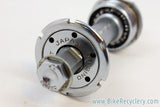 Sugino Mighty MW-68 Bottom Bracket: Square Taper, Chrome, Bolts/Washers, 114mm x 68mm