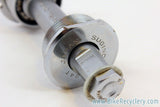 Sugino Mighty MW-68 Bottom Bracket: Square Taper, Chrome, Bolts/Washers, 114mm x 68mm
