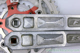 Vintage FSA Afterburner Crankset: Forged & CNC, Silver/Red, 175mm, XTR Rings 48/38/24t, 110/74mm RARE!