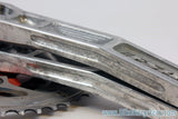 Vintage FSA Afterburner Crankset: Forged & CNC, Silver/Red, 175mm, XTR Rings 48/38/24t, 110/74mm RARE!